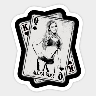 Retro Alexa Bliss Card Style Sticker